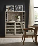 Modern Sliding Door Wine Bar Gray with Light Wood P021777 Pulaski Furniture