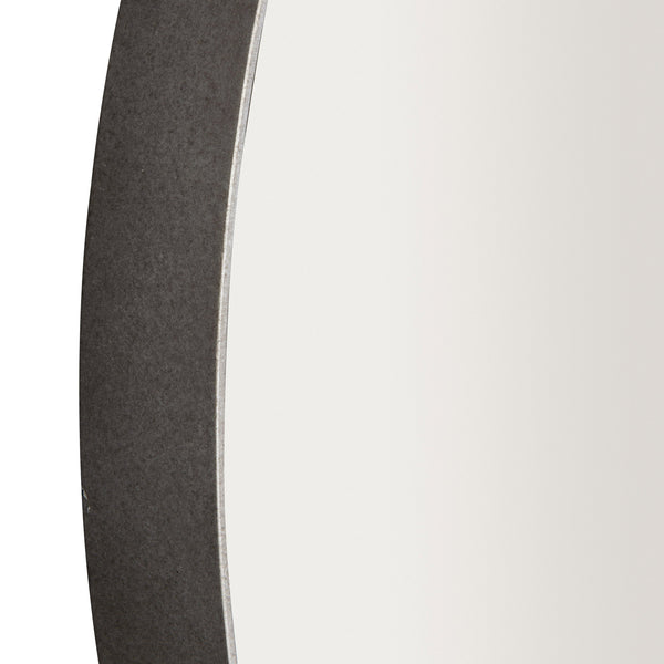 Bernhardt Bernhardt Oakley Mirror Gray Mist 44" Round Steel Frame — Mid-Century Modern 70S Revival Focal Point 303333