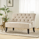 Christopher Knight Home® - Noble House - Nicole Contemporary Tufted Fabric Settee