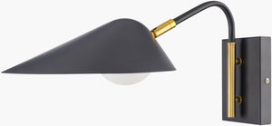 Livabliss Hallas Metal Wall Sconce Warm Ambient Light for Living Rooms Hallways and Entryways HLS-001