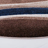 Safavieh Hollywood 766 HLW766 Power Loomed Contemporary Rug Beige / Blue HLW766C-212