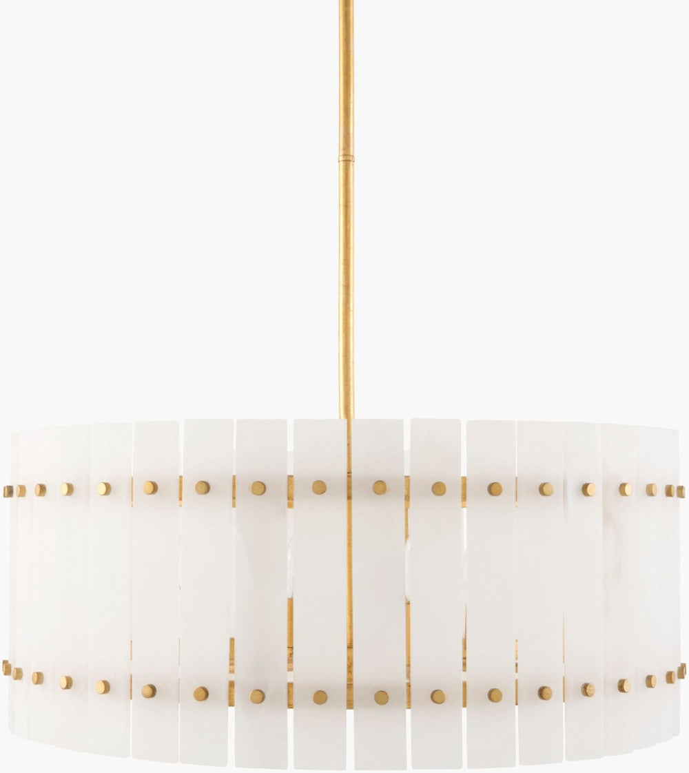Surya Halenza Rustic Country Cottage Chandelier with Intricate Metalwork for Dining Rooms HLZ-001