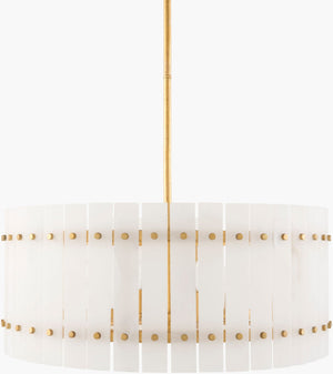 Surya Halenza Rustic Country Cottage Chandelier with Intricate Metalwork for Dining Rooms HLZ-001