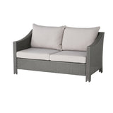 Christopher Knight Home® - Noble House - Antibes Outdoor Wicker Loveseat And Coffee Table With Cushions