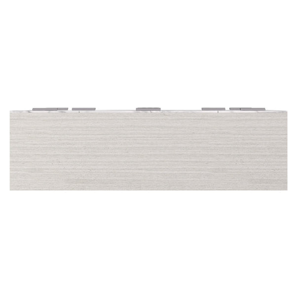 Bernhardt Bernhardt Stratum Dresser With Arabescato Stone Fronts, 8 Soft‑Close Drawers, Mist Wood Case, Polished Nickel Accents 325050