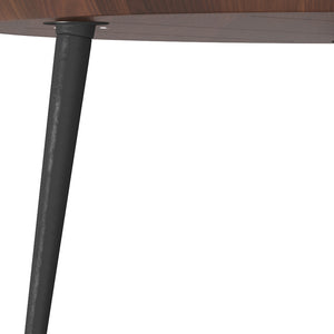 English Elm Clairmont Coffee Table In Cognac - Handcrafted Solid Acacia With Industrial-Style Black Legs B136P158526