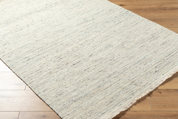 Hamburg HMB-2300 9' x 12' Handmade Rug HMB2300-912  Ivory, Light Gray, Medium Gray, Black Surya