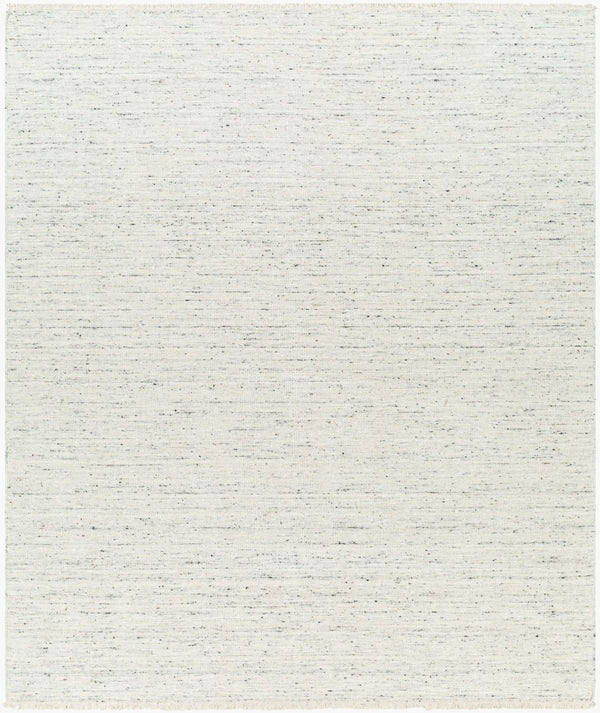 Surya Hamburg 2' X 3' Handmade Wool Rug - Modern Elegance With Stylish Fringe & Easy Maintenance For Comfort Ivory Wool Hmb2300-23