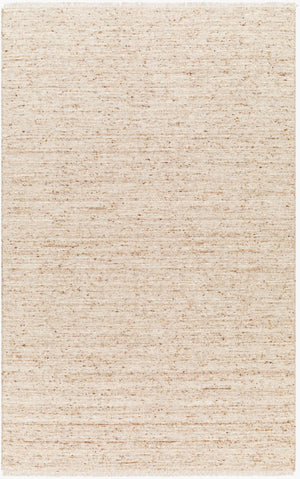 Surya Hamburg 2' X 3' Handmade Wool Rug - Modern Elegance With Stylish Fringe & Easy Maintenance For Comfort Beige Wool Hmb2302-23