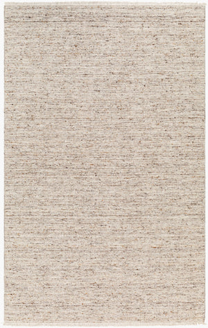 Surya Hamburg 2' X 3' Handmade Wool Rug - Modern Elegance With Stylish Fringe & Easy Maintenance For Comfort Beige Wool Hmb2303-23