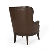 Christopher Knight Home® - Noble House - Mantua Contemporary Upholstered Accent Chair with Nailhead Trim