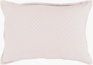 Surya Hamden Luxurious 13"L X 19"W Cotton Lumbar Pillow - Elegant Comfort For Modern Home Decor Blush Cotton,Cotton Hmd001-1319p