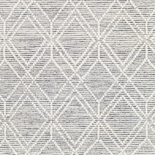 Livabliss Hemingway Flatweave Wool Blend Area Rug Global Pattern Fringe Border Living Room Accent Cream, Black 10' x 14' HMG2300-1014