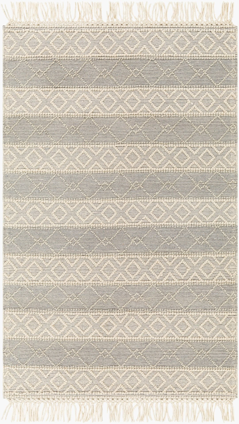 Livabliss Hemingway Handwoven Wool Blend Flatweave Accent Rug for Entryways and Cozy Cottage Spaces Ivory, Beige 9' x 12' HMG2308-912