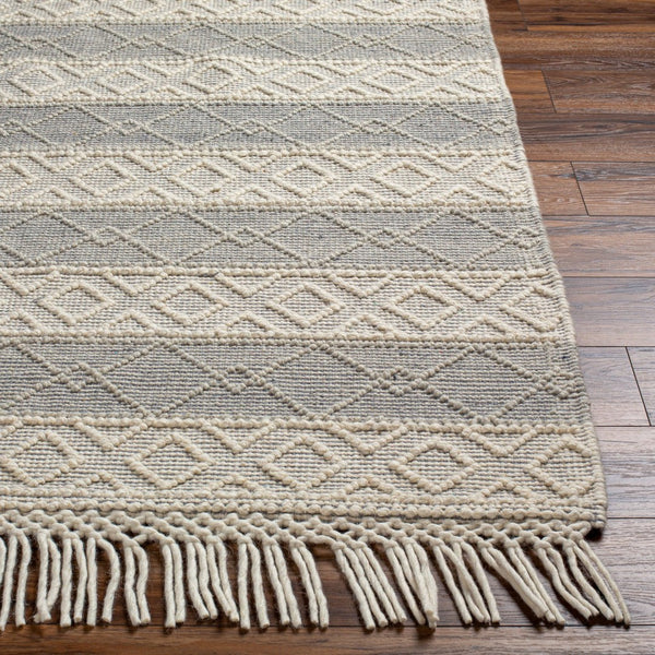 Livabliss Hemingway Handwoven Wool Blend Flatweave Accent Rug for Entryways and Cozy Cottage Spaces Ivory, Beige 9' x 12' HMG2308-912