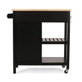 Christopher Knight Home® - Noble House - Byway Contemporary Kitchen Cart with Wheels