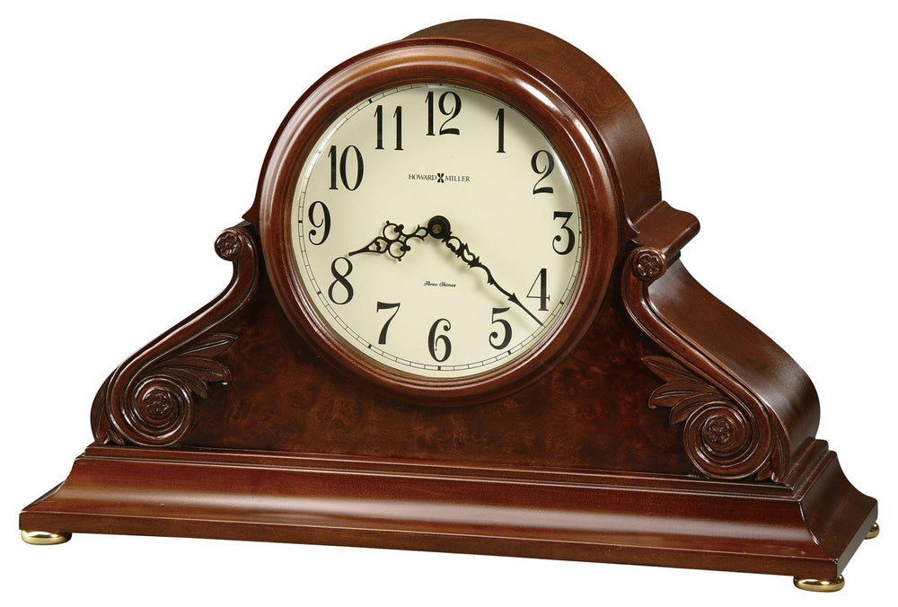 Hekman Furniture 635152 Sophisticated Americana Cherry Mantel Clock With Harmonious Chimes & Elegant Design Americana Cherry Sophie Mantel Clock 635152
