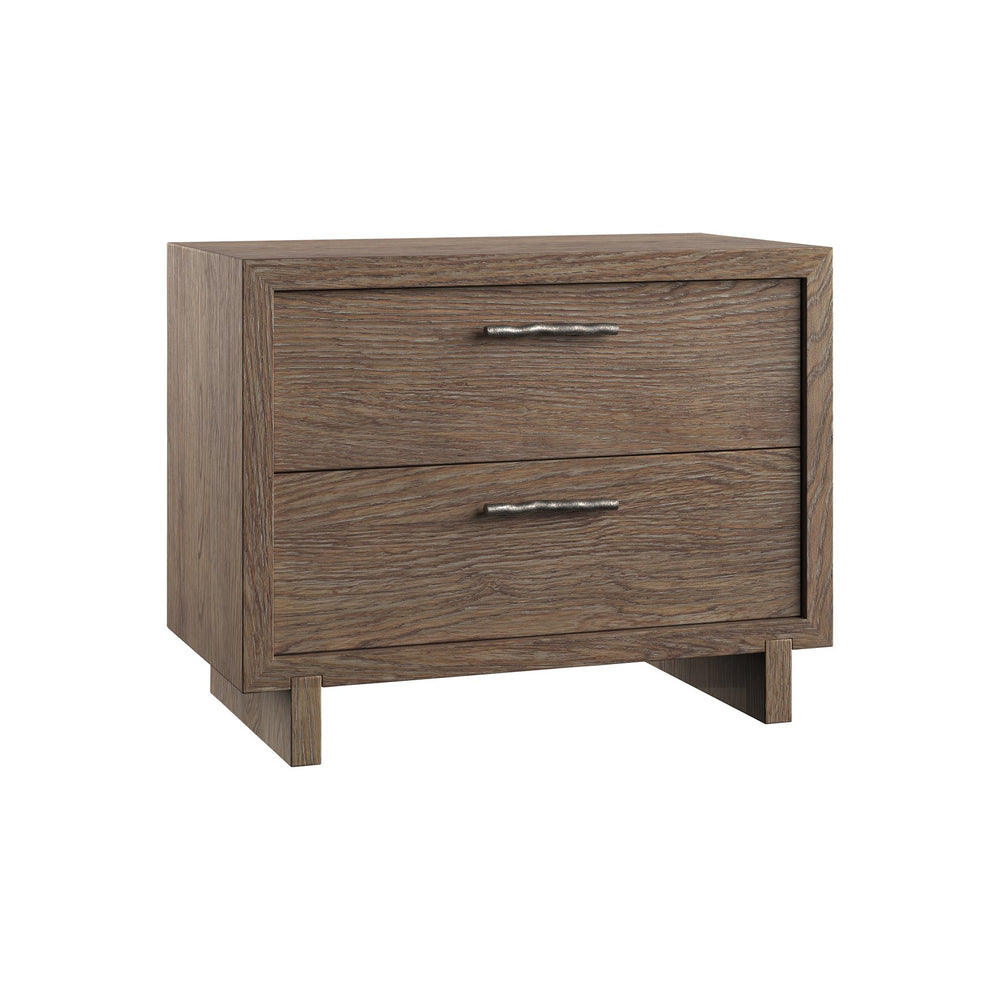 Bernhardt Bernhardt Casa Paros Rustic Playa 2-Drawer Floating Nightstand With Soft-Close Drawers & Usb Charging 317232