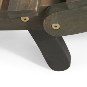 English Elm Christopher Knight Home® - LAHAINA Acacia Wood Foldable Chaise Lounge for Patio & Poolside — Weather-Resistant, Portable Comfort Grey 38.5 L x 24.75 W x 8.5 H 57076.00GRY