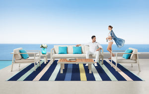 Pasargad Hampton Collection Indoor/Outdoor Area Rug - Durable, Stylish, Water-resistant Design   Hmpt-02 9x12