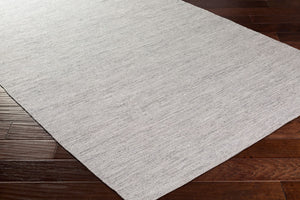 Surya Holmes Hms-5000 2'6" X 8' Handmade Modern Rug - Durable Viscose & Wool Construction For Chic Decor White Viscose,Wool Hms5000-268
