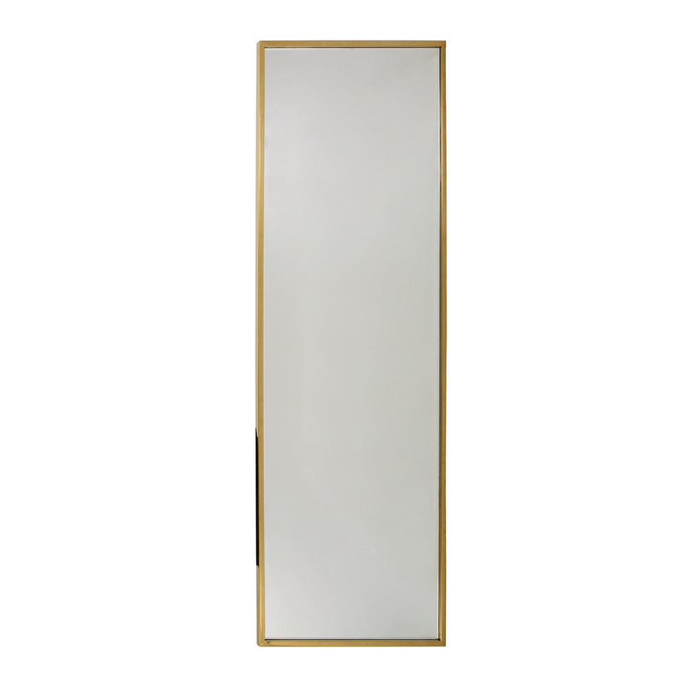 English Elm Christopher Knight Home® - MIRROR Louise Modern Rectangular Standing Mirror with Slim Gold Frame, Full-Length 83" x 33.75" Elegant 65719.00GLD