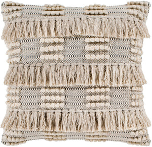 Livabliss Helena Pure Cotton Woven Square Throw Pillow Cottage Charm for Sofa or Bedroom HNA001-2020P