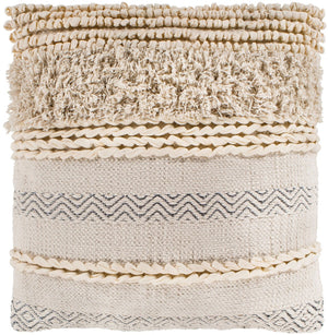 Livabliss Helena Hand-woven Cotton Accent Pillow Cottage Style Artisan Texture for Sofa HNA002-2020D