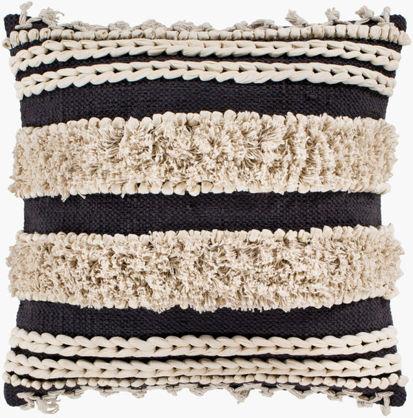 Livabliss Helena Cotton Woven Accent Pillow Artisan Crafted for Cottage Farmhouse Living Rooms HNA003-1818