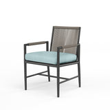 Pietra Dining Chair in Dupione Celeste, No Welt SW4601-1-8067 Sunset West