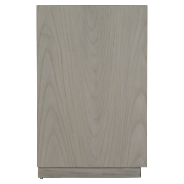 Bernhardt Bernhardt Hybrid Dresser With Figured Walnut Veneers, Textured Cast-Aluminum Fronts & Open Shelf 309056