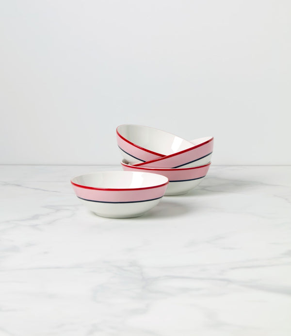 Lenox Kate Spade Make It Pop All-Purpose Bowls, Set of 4 Pink, PINK PORCELAIN 894607