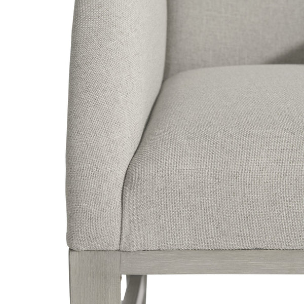 Bernhardt Bernhardt Cornelia Arm Chair — Neo-Traditional Upholstered Accent Chair, Nebbia Wood Base, Plush Comfort 331544