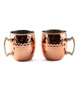 Lenox Cambridge 20 Oz Hammered Copper Moscow Mule Mugs, Set of 2 NO COLOR METAL 92724QCHC88DS