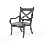 Monterey Swivel Dining Chair in Spectrum Carbon w/ Self Welt SW3001-11-48085 Sunset West
