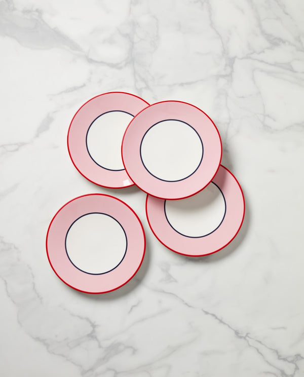 Lenox Kate Spade Make It Pop Accent Plates, Set of 4 Pink, PINK PORCELAIN 894614