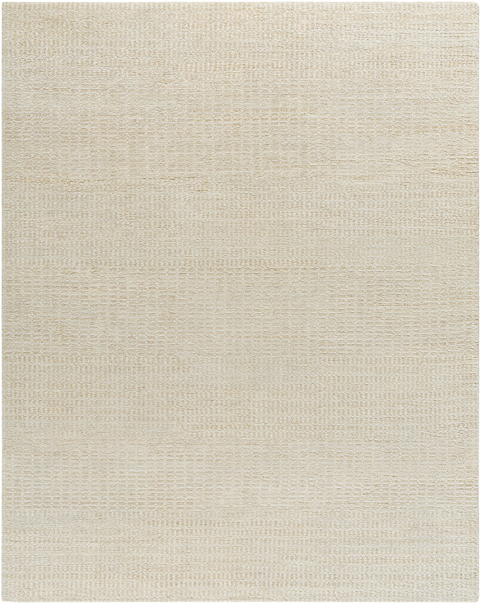 Hoffenheim HOF-2300 9' x 12' Handmade Rug HOF2300-912  Light Silver, Pearl Surya