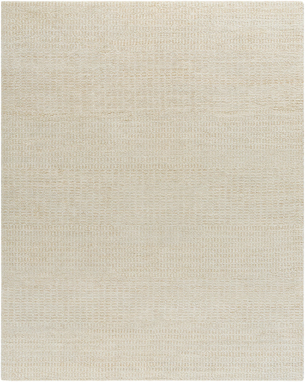 Hoffenheim HOF-2300 9' x 12' Handmade Rug HOF2300-912  Light Silver, Pearl Surya