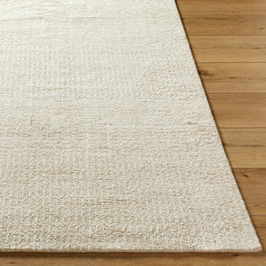 Hoffenheim HOF-2300 9' x 12' Handmade Rug HOF2300-912  Light Silver, Pearl Surya