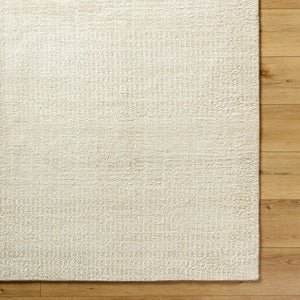 Hoffenheim HOF-2300 9' x 12' Handmade Rug HOF2300-912  Light Silver, Pearl Surya