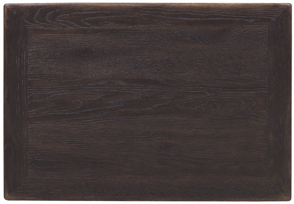 Hooker Furniture Driftwood Nightstand With Self-Closing Drawer, Pull-Out Shelf, Cord Clip & Open Display Shelf - Cozy Oak Finish Blacks 6820-90316-99