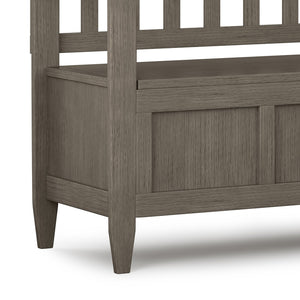English Elm Brooklyn Handcrafted Entryway Storage Bench With Spacious Compartments And Farmhouse Charm B136P158494