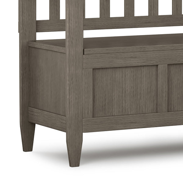 English Elm Brooklyn Handcrafted Entryway Storage Bench With Spacious Compartments And Farmhouse Charm B136P158494