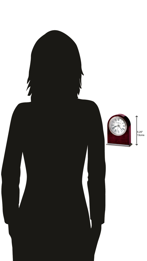 Hekman Furniture 645480 Stunning Wood Table Clock: Timeless Design With Premium Craftsmanship For Home & Office Decor Rosewood Walker Tabletop Clock 645480