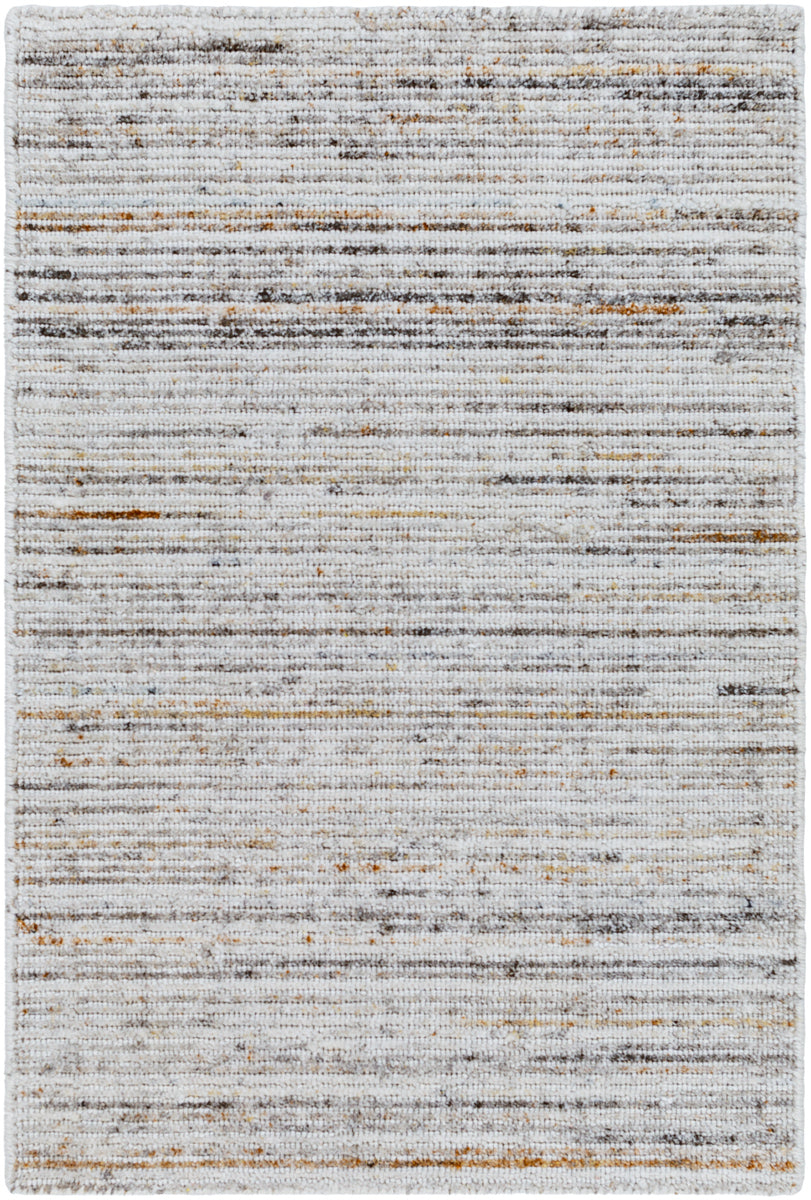 Hollister HOL-2301 9' x 12' Handmade Rug HOL2301-912  Silver Gray, Light Gray, Medium Gray, Rust Surya