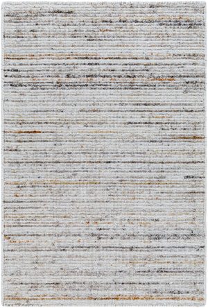 Hollister HOL-2301 9' x 12' Handmade Rug HOL2301-912  Silver Gray, Light Gray, Medium Gray, Rust Surya