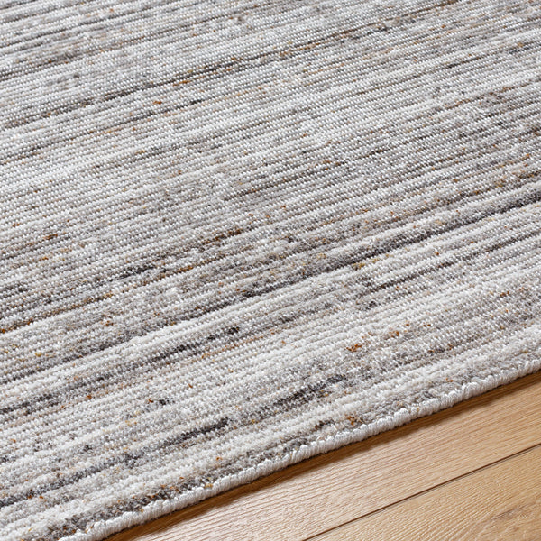 Hollister HOL-2301 9' x 12' Handmade Rug HOL2301-912  Silver Gray, Light Gray, Medium Gray, Rust Surya
