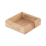 Cabin - Carved Paper Napkin Holder HOLD014 Elk Home