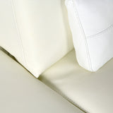 VIG Furniture Lamod Italia Hollywood - Italian White Leather LAF Chaise Sectional Sofa VGCC-HOLLYWOOD-WHT-LAF-SECT