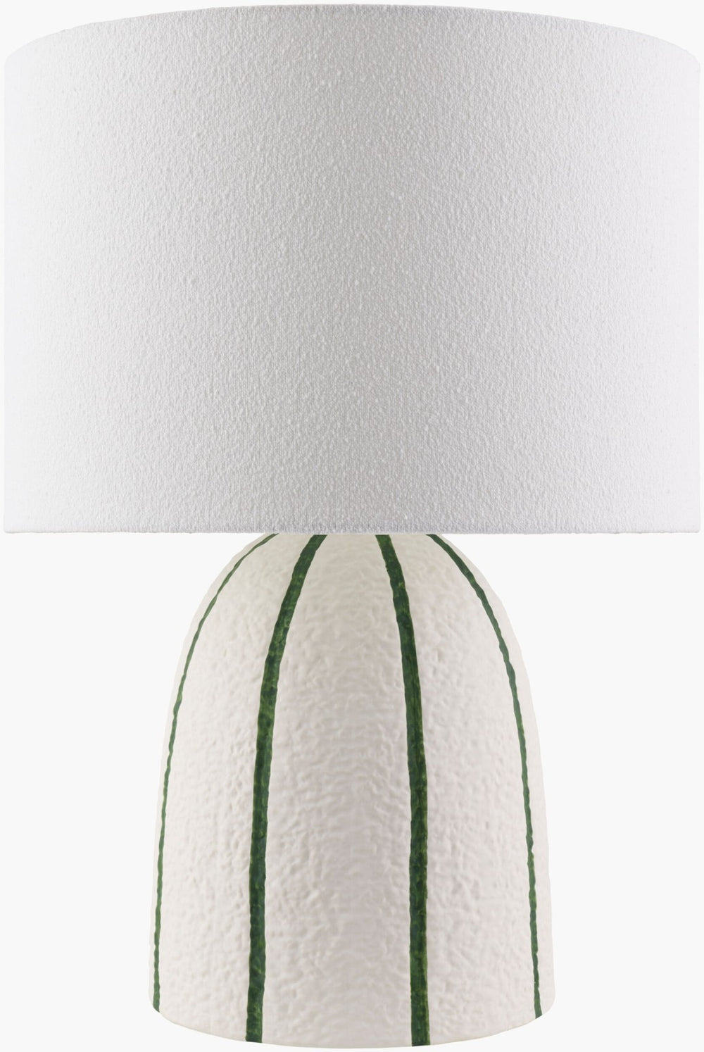 Livabliss Hombori Ceramic Iron Arts and Crafts Accent Lamp with Linen Shade for Living Rooms HOM-003